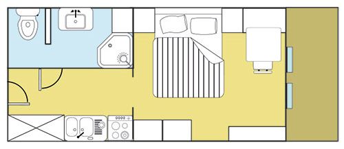 Grundriss vom Appartement Typ 201