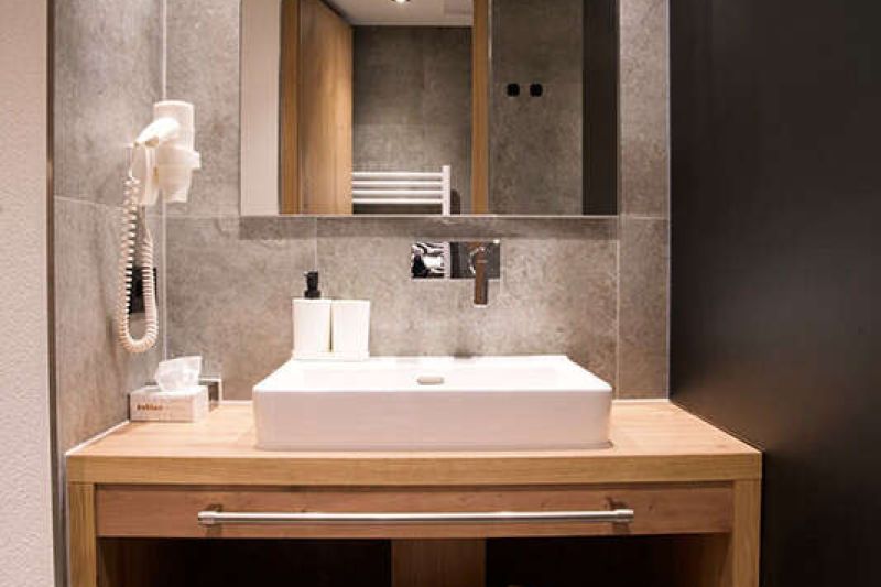 Waschbecken im Badezimmer
