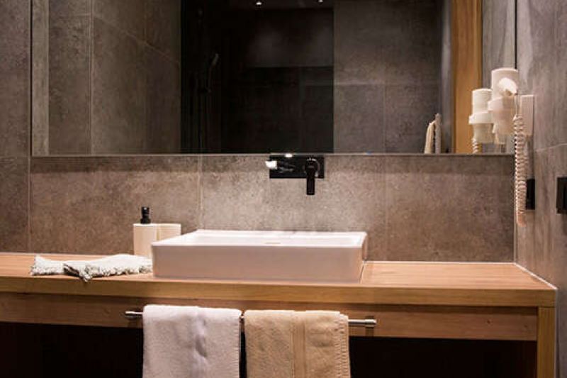 Waschbecken im Badezimmer