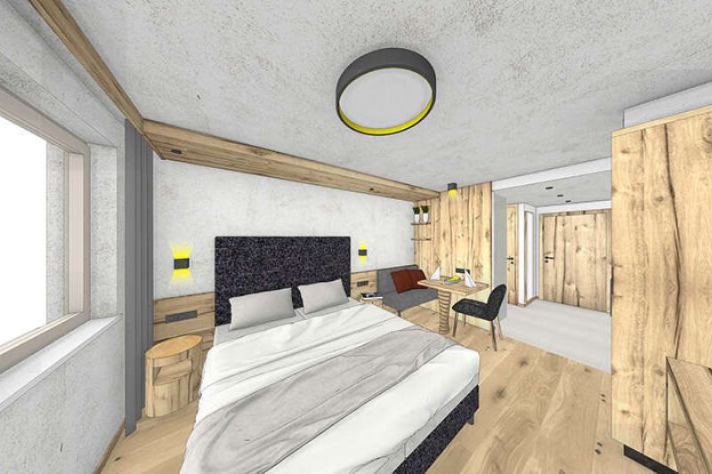 Doppelzimmer im Apartment Typ A1 für 2 Personen